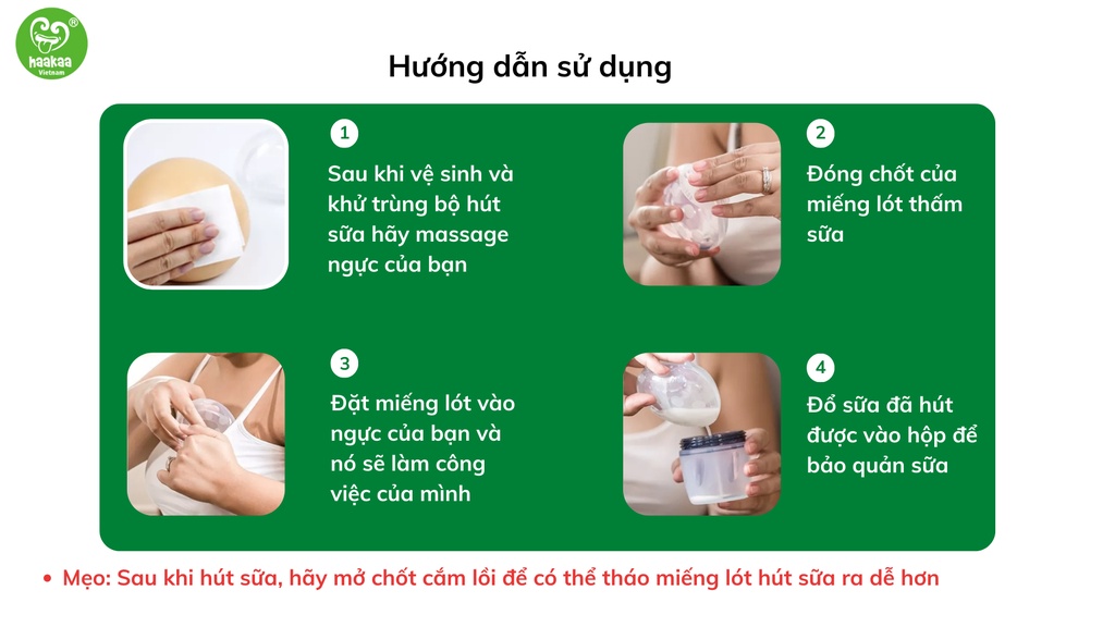 Mô tả Miếng Lót Hứng Sữa Cao Cấp Cho Mẹ Silicone Haakaa, New Zealand. Dùng được khi nằm, ngủ - 8