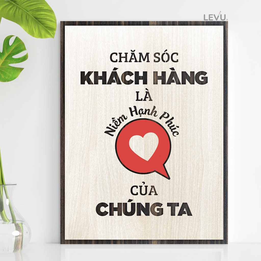 Tranh Gỗ Truyền Cảm Hứng LEVU062 trang trí tường phong cách mới