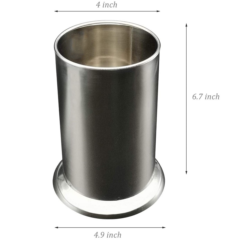 Giá đỡ ống hút bằng thép không gỉ, Hộp đựng ống hút hàng đầu, Dụng cụ sắp xếp dao kéo, Thìa Nĩa Đũa lưu trữ