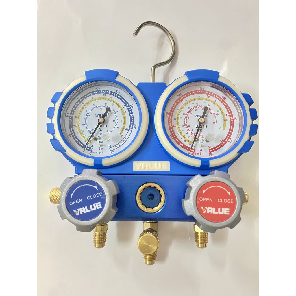 Đồng Hồ Gas Đôi VALUE Model  R410 R22 (Có Dây)