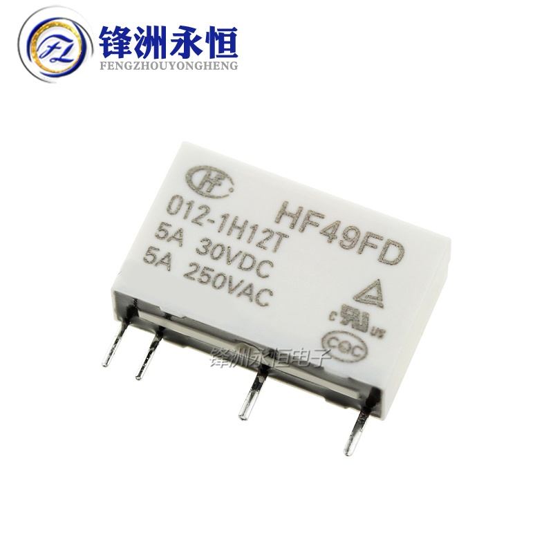 Rơ Le HF49FD-005 012 024 1H11 1H11T 1H12 T 4 Pins 5A 5V 12V