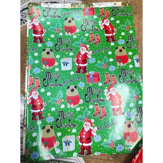 Giấy bọc qùa NOEL ,giáng sinh siêu dễ thương( sét 10 tờ đủ hình)