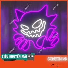 Đèn Trang Trí Phòng Led Neon Haunter - Đèn LED Neon Hoạt Hình Pokemon
