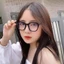 Mắt kính râm mát nam nữ chữ V kính mắt không độ chống ánh sáng xanh và tia UV400 thay được tròng cận bền đẹp giá rẻ 050