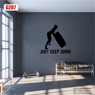 Decal dán tạo động lực trong phòng Gym, thu hút khách hàng, tạo điểm nhấn cho không gian P19