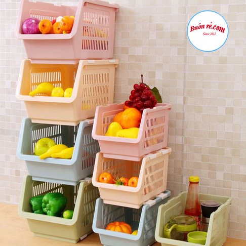 Combo 3 Kệ xếp tầng đa năng Việt Nhật (5569) đựng đồ tiết kiệm không gian chất liệu nhựa bền đẹp -Buôn rẻ 1234 | BigBuy360 - bigbuy360.vn