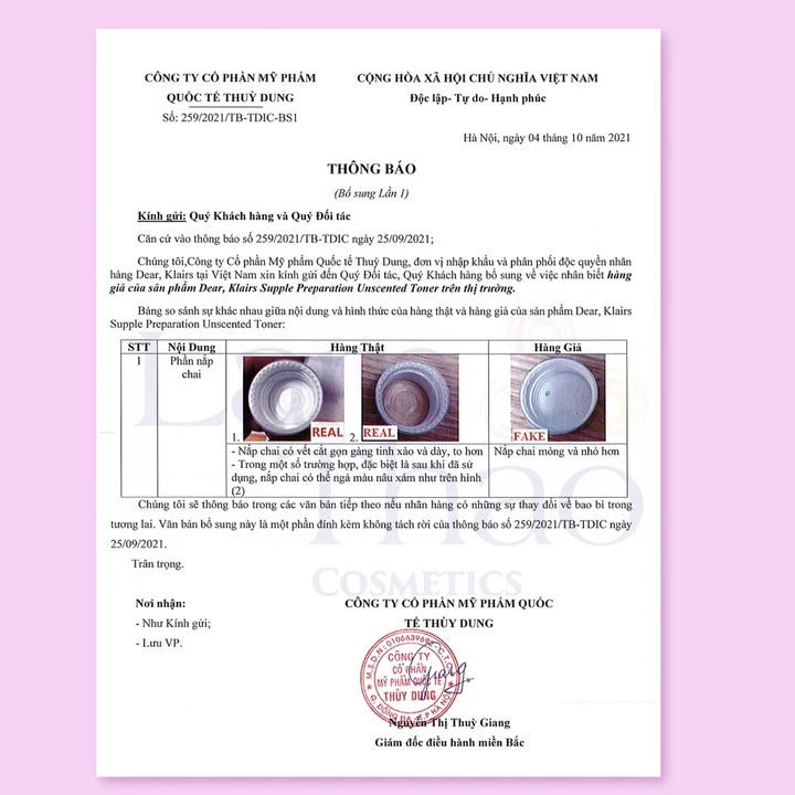 Nước Hoa Hồng Klairs Không Mùi, Dưỡng Ẩm Dear Klairs Supple Preparation Unscented – 4
