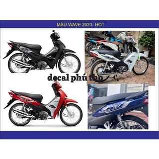 Tem rời wave anpha 2023- mẫu giả zin 110cc