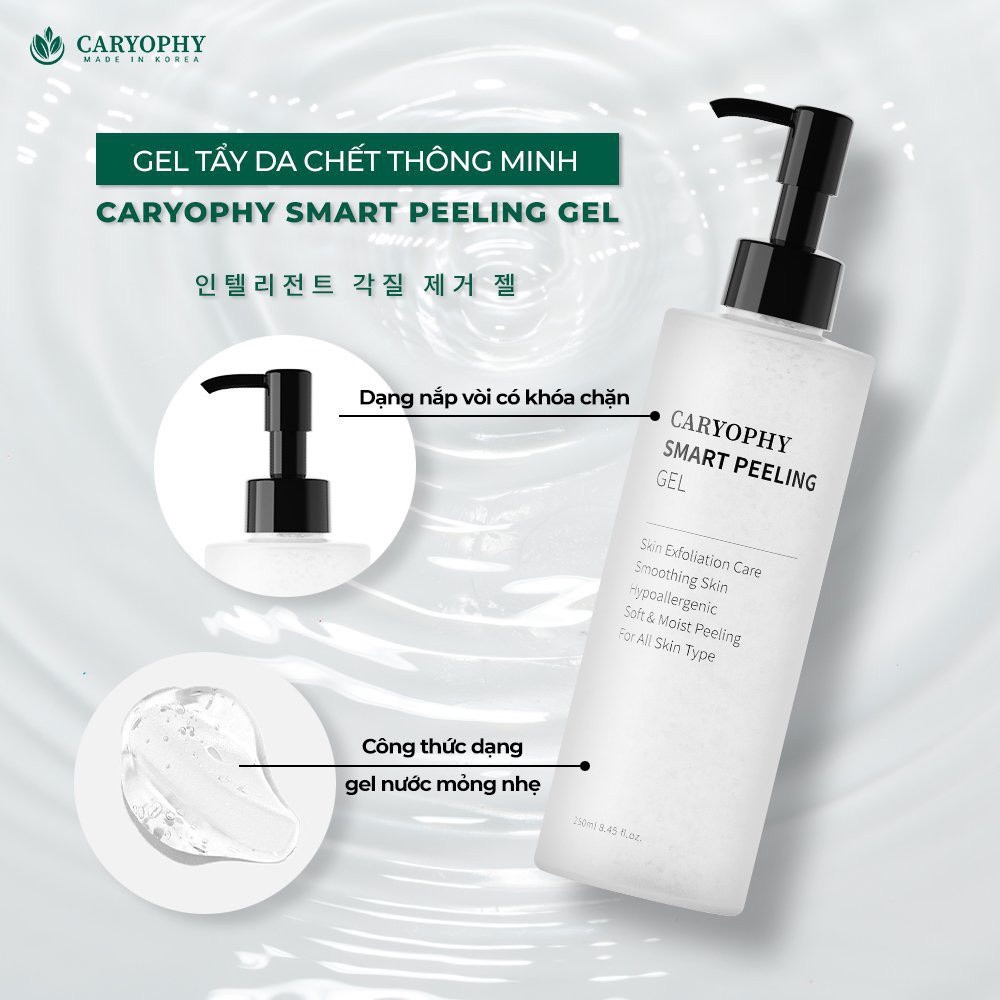 Ảnh Gel Tẩy Tế Bào Chết Ngăn Ngừa Mụn Caryophy Smart Peeling Gel 250ml 4