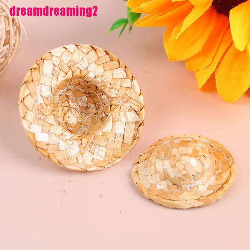 Bộ 2 Mũ Rơm Dễ Thương Thời Trang Cho Bé