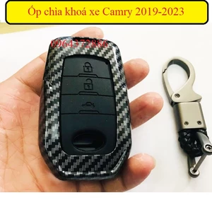 Ốp chìa khóa xe Toyota Camry 2019- 2023 tặng kèm móc khoá