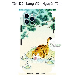Tấm dán Skin Mặt Sau Hình Hỗ Vẽ FULL VIỀN Dành Cho 13ProMax 12ProMax 11ProMax X XS XR XSMAX - FukiShop