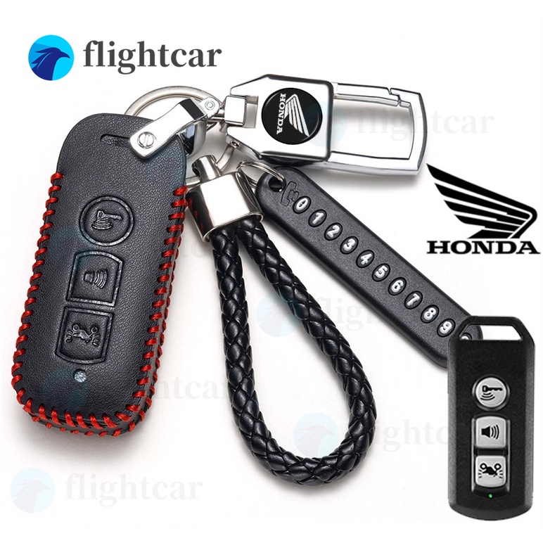 Vỏ Da Bảo Vệ Chìa Khóa Điều Khiển Từ Xa Cho Xe Mô Tô Honda scoopy click ...