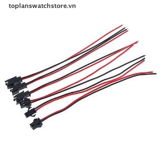 Set 10 Đầu Nối Dây Điện 15cm jst sm 2pins male Sang female vn