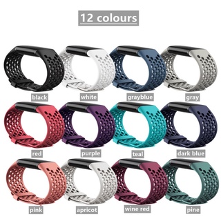 Fitbit Charge 5 6 Dây đeo đồng hồ Silicon mềm Vòng đeo tay thể thao Dây đeo cổ tay thay thế cho Fitbit Charge 5