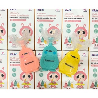 Bàn chải đánh răng cho bé silicone hình chữ U chính hãng kichilachi