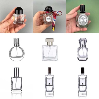 Chai nước hoa xịt có thể đổ lại 5 / 10 / 15 / 25 / 50ml Chai xịt nước hoa thủy tinh cỡ du lịch di động cho máy phân phối chất lỏng