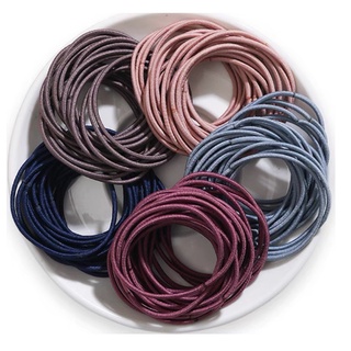 Túi zip 100 sợi thun cột tóc Hàn Quốc siêu dễ thương, dây buộc tóc,thun buộc co giãn ThunBToc