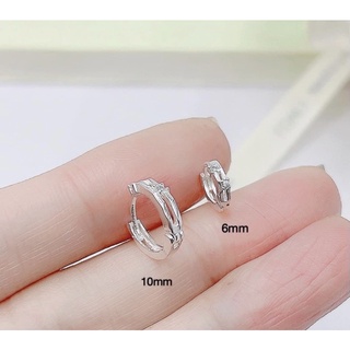 Bông bấm tròn cá tính_Bạc ta nguyên chất chính hãng_Bạc LOPA