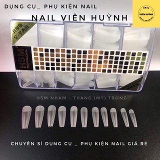 Móng úp nhám HSM đủ phom - móng giả làm nail chuẩn phom