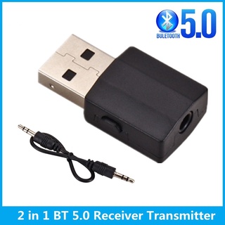 USB Thiết bị thu / phát kết nối tín hiệu Bluetooth 5.0 AUX 3.5mm