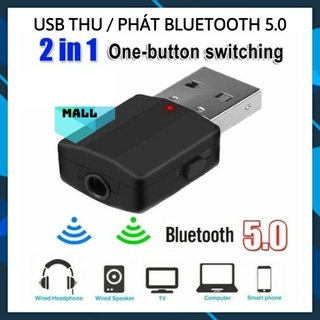 USB Thiết bị thu / phát kết nối tín hiệu Bluetooth 5.0 AUX 3.5mm