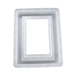 GODD Nhựa Pha Lê Epoxy Khuôn Hình Chữ Nhật Khung Ảnh Trang Trí Đúc Khuôn Silicon Đồ Trang Trí DIY Trang Sức Làm