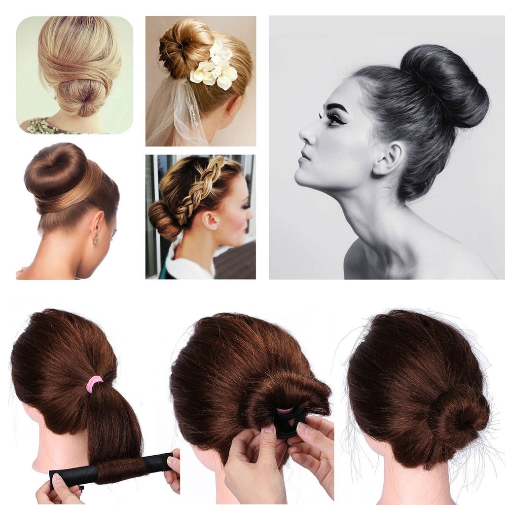 Dụng cụ búi tóc củ tỏi tiện lợi cho nữ