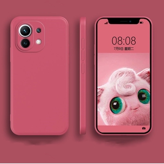Ốp Lưng Silicon Mềm Chống Sốc Màu Trơn Cho Xiaomi Mi 11 Mi 10s Mi 10t Pro Poco F3