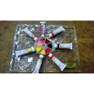 [mỗi màu có 0.5ml hoặc 1m] set màu nước Holbein 7 màu