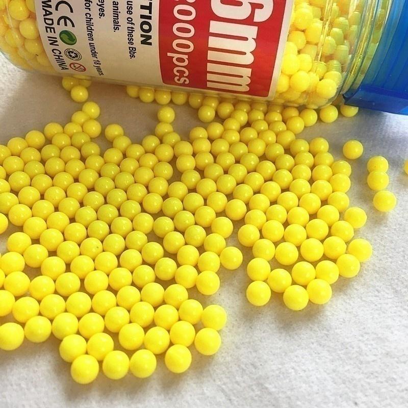 10 Túi 50 Viên Bi Cao Su Mềm 6mm (500 viên)