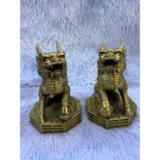 Kỳ lân bệ vật phẩm phong thuỷ bằng đồng