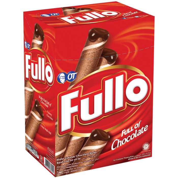 Bánh Quế Fullo Chocolate 240g (hộp 24 thanh) | Shopee Việt Nam