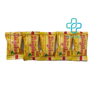 Strep Zingibee - Kẹo Ngậm Ho, Kẹo Gừng, Giảm Ho, Đau Rát Họng, Khản Cổ (Túi 5 cái, 10 cái)