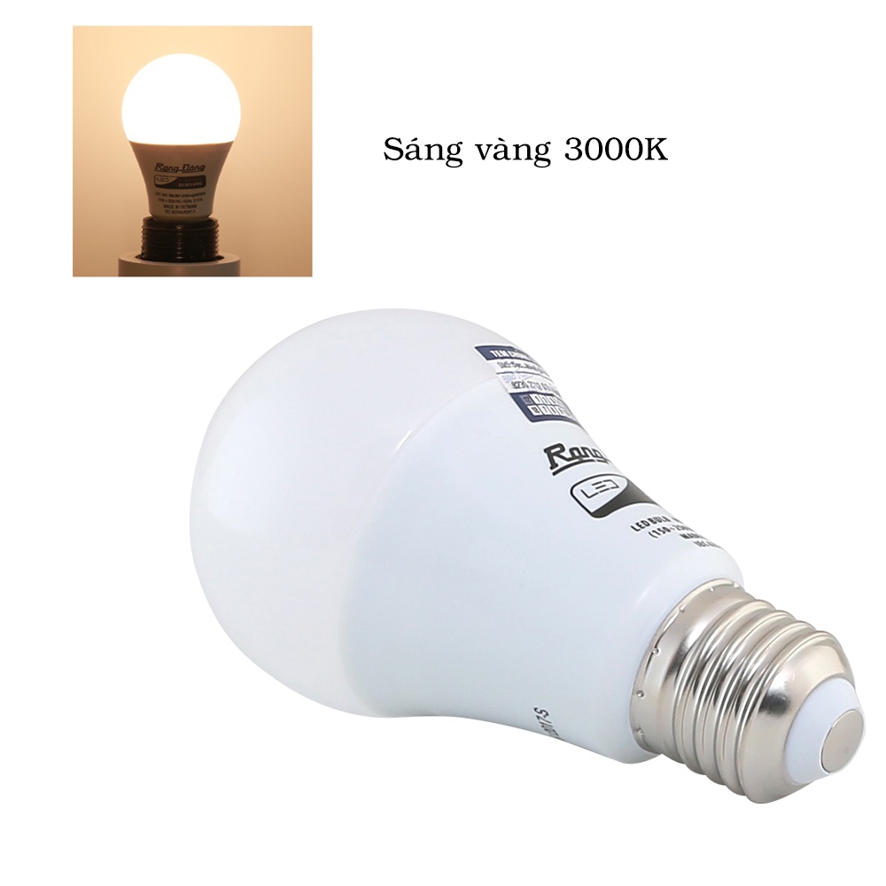 Bóng Đèn LED Bulb Rạng Đông 3W 5W 7W 9W Đuôi E27 Ánh Sáng Trắng Và Vàng | BigBuy360 - bigbuy360.vn