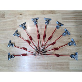 [GIÁ SỐC] kẹp lò xo, kẹp lò xo 2 đầu, kẹp quảng cáo, kẹp lò xo quảng cáo, wobbler kẹp V09