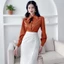 Áo sơ mi nữ cổ đức tặng kèm tag nơ công sở A1094 KYMEI