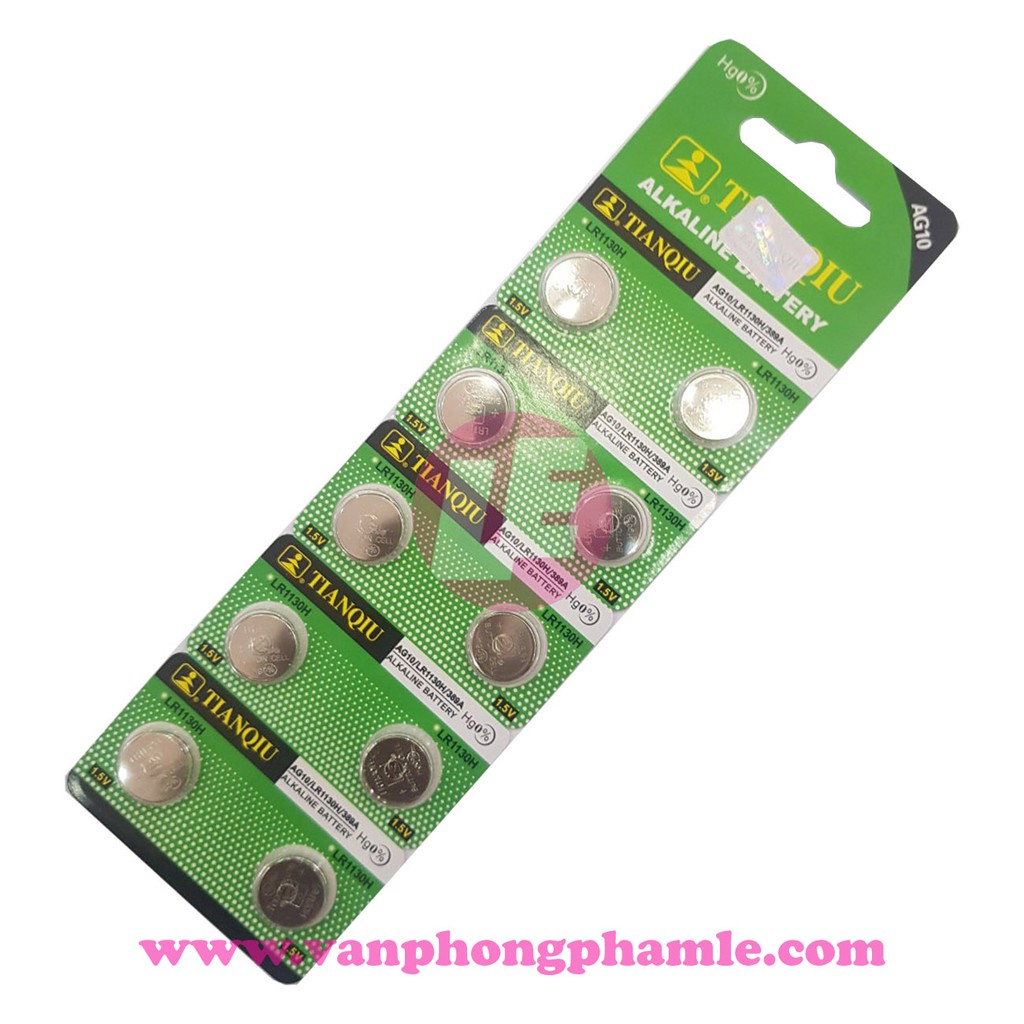 Pin tròn nhỏ AG10 (Vỹ 10 Cục) | Shopee Việt Nam