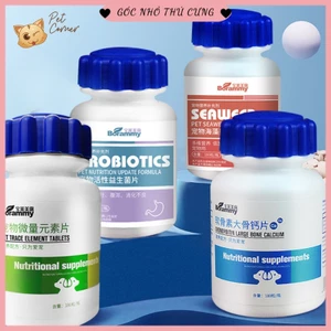 Vitamin cho chó mèo Borammy bổ sung Nguyên tố vi lượng, Canxi, Men tiêu hóa, Giải độc cho thú cưng