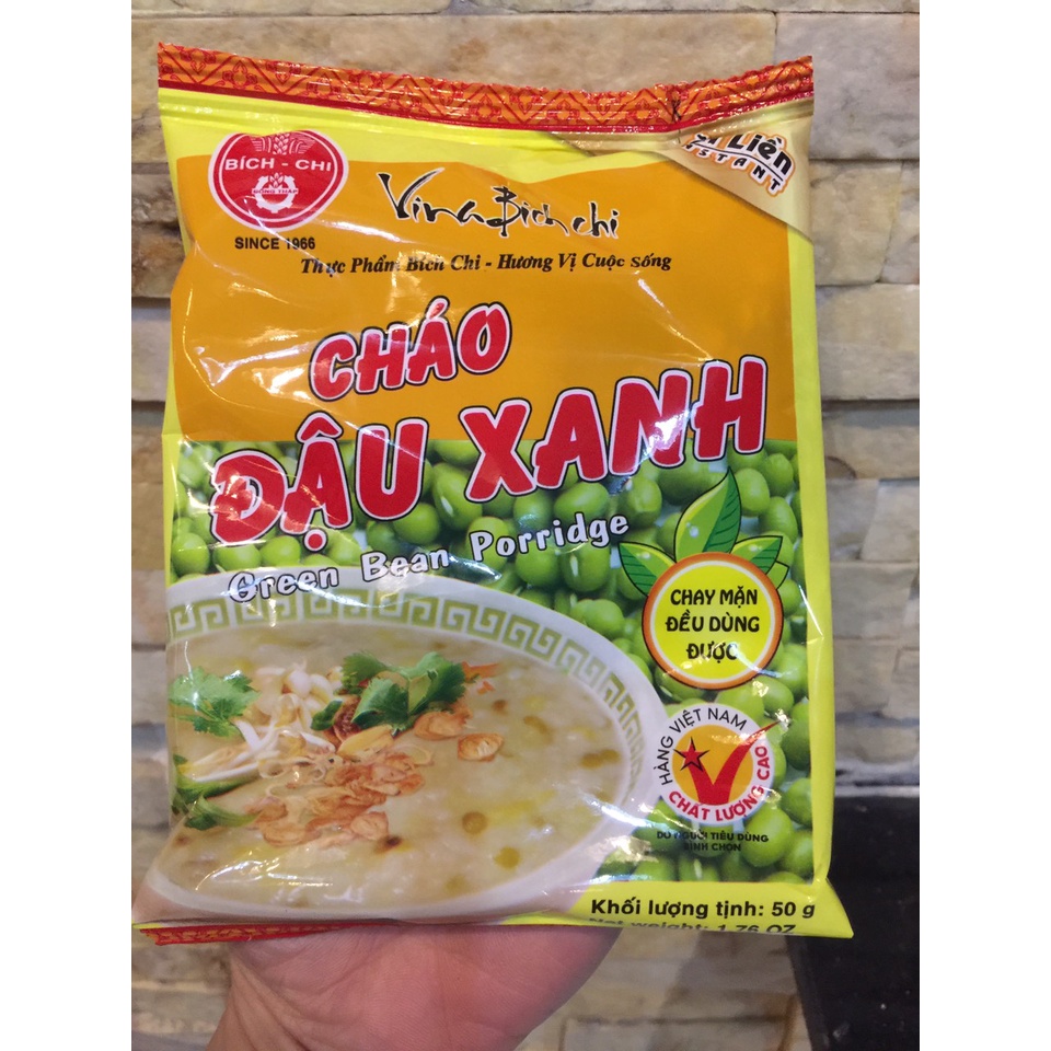Cháo đậu xanh ăn liền Bích Chi 50g