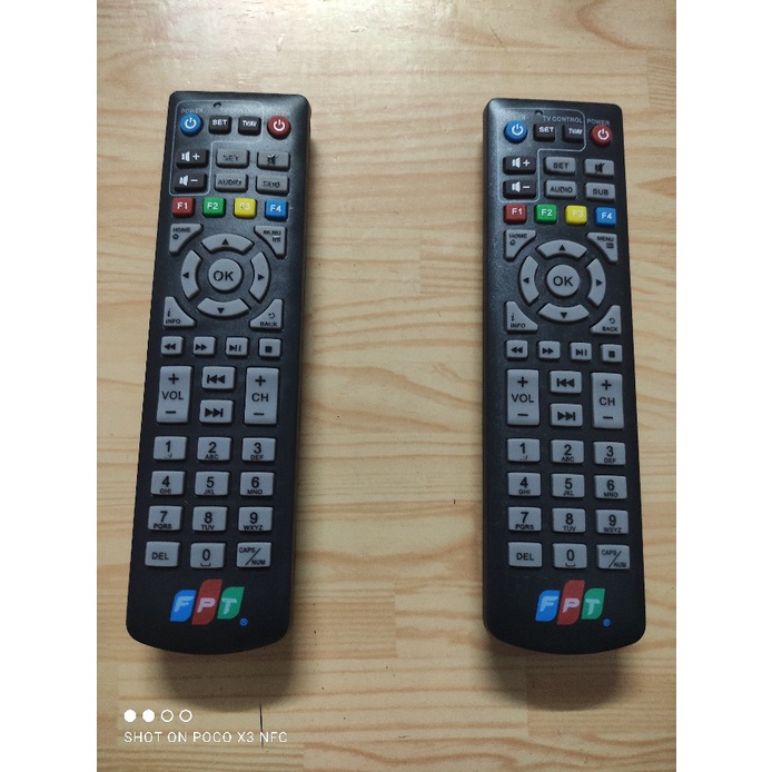 Điều khiển đầu box FPT loại tốt -Tặng kèm pin - Remote từ xa đầu mạng FPT hàng chính hãng