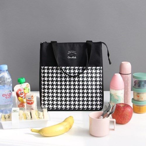 Túi cơm trưa Bento đa năng ngoài trời, cách nhiệt lá nhôm, thiết kế tote
