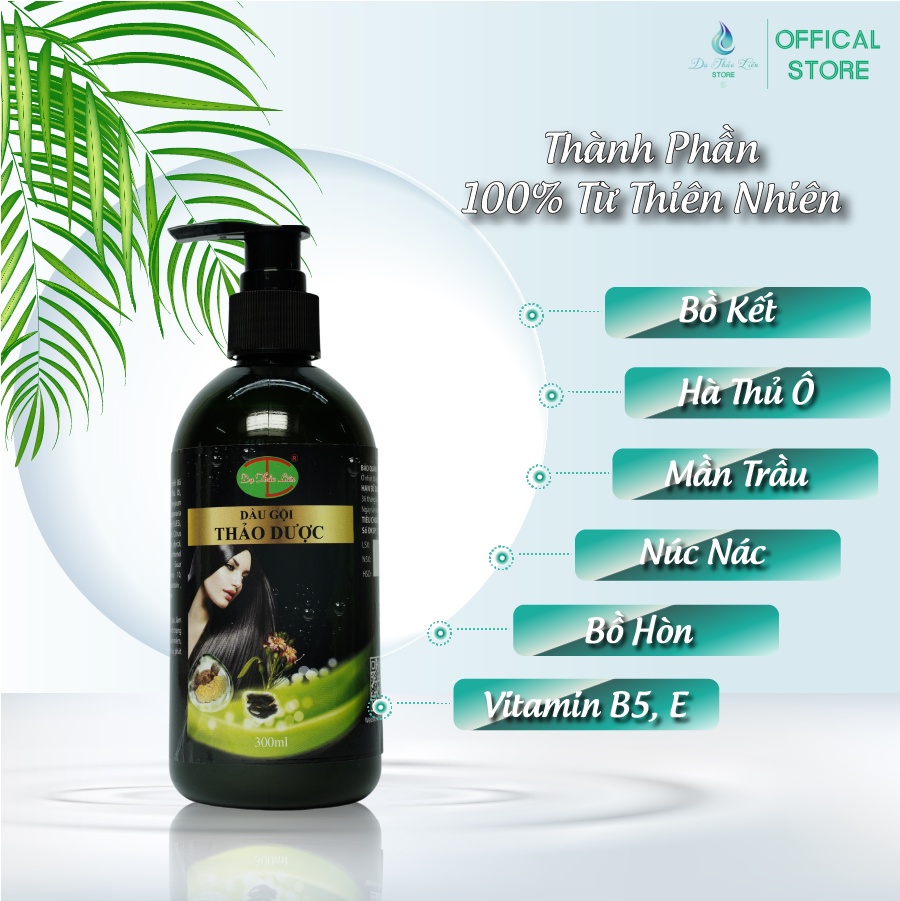 Mô tả Dầu Gội Thảo Dược Dạ Thảo Liên 100% Thảo Dược Thiên Nhiên 300ml - 2