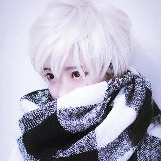 Wig/ Tóc giả nguyên đầu BẠCH KIM tóc ngắn Cosplay hóa trang HaminStore