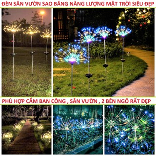 ĐÈN NĂNG LƯỢNG MẶT TRỜI SAO BĂNG TRANG TRÍ SÂN VƯỜN BAN CÔNG LOẠI XỊN SIÊU ĐẸP BỀN