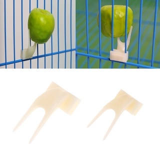 Set 5 Nĩa Ăn Trái Cây / Thức Ăn Gắn Lồng Chim Vẹt Bằng Nhựa