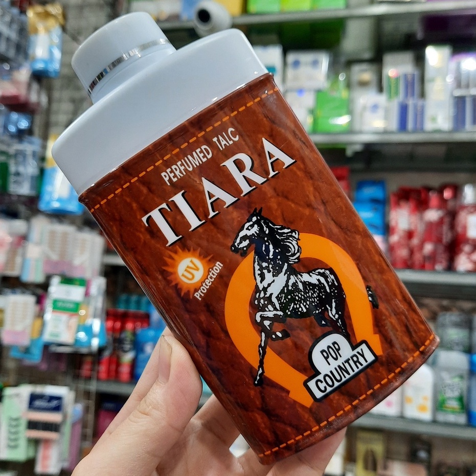 Phấn rôm con ngựa Tiara Pop Country (50g - 90g - 350g) | Shopee Việt Nam