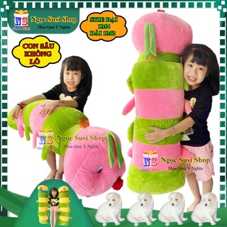 [QUÁ ĐẸP] GỐI ÔM CON SÂU SIÊU TO KHỔNG LỒ SIÊU ĐẸP DÙNG ÔM NGỦ - GẤU BÔNG HÌNH CON SÂU SIÊU CƯNG
