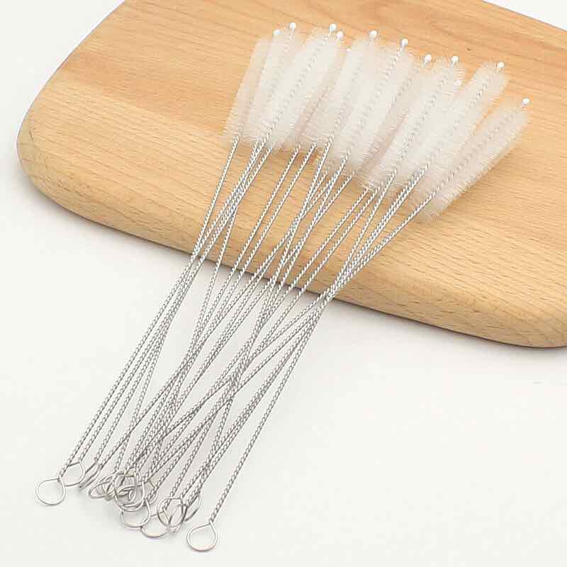 Que Cọ Rửa Ống Hút 20cm thép không rỉ que cọ rửa vệ sinh ống hút cao ...