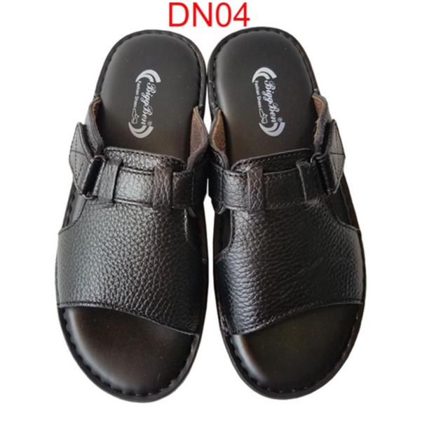 Dép nam quai ngang da bò BIGGBEN HKD054